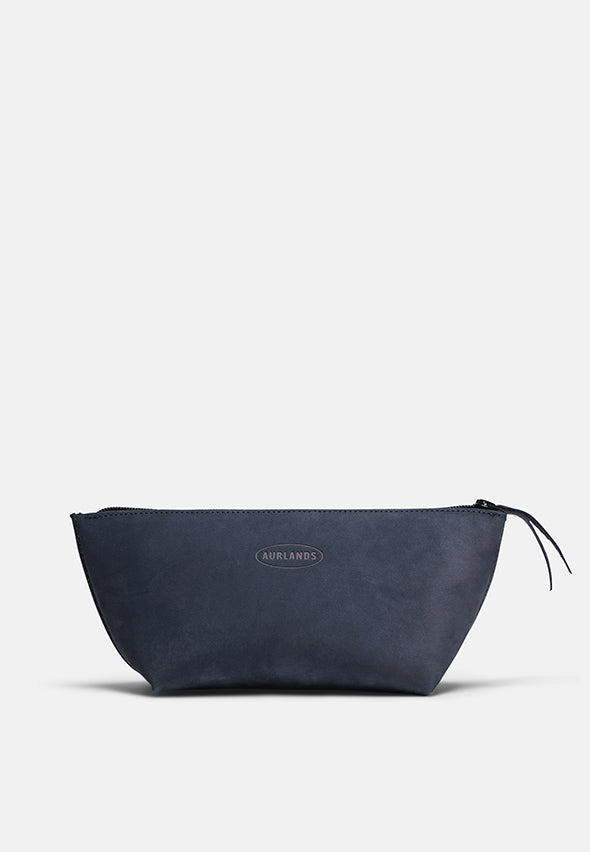 Makeup bag Navy Nubuck